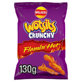 Wotsits Crunchy Extra Flamin Hot Sharing Bag Crisps 130g