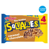 Kellogg's Rice Krispies Squares Curious Caramel & Chocolate 4x36g (British brand)