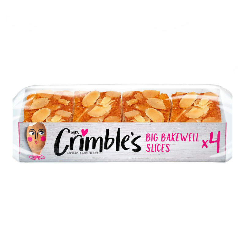 Mrs Crimble's gluten free Bakewell slices 200g, UK version