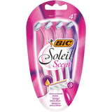 BIC Soleil Scent women's disposable razor 4-pack, UK version