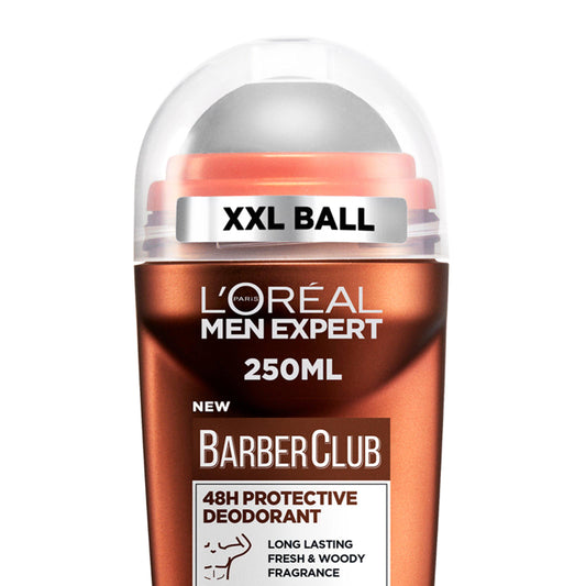 L'Oreal Men Expert Barber Club Deodorant Cedarwood Fragrance Roll On 50ml GOODS Sainsburys   