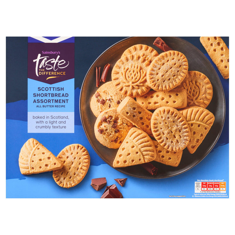 Sainsbury's Shortbread Assortment All Butter Recipe, Taste the Difference 400g