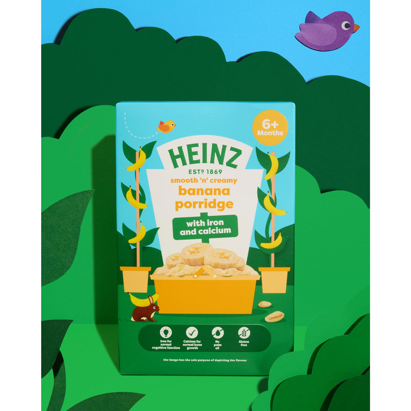 Heinz baby banana porridge 125g - British product