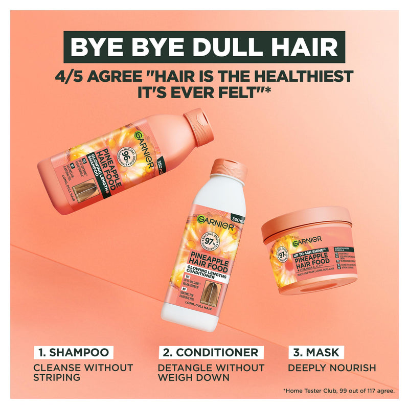 Garnier Ultimate Blends Glowing Lengths Shampoo Pineapple 350ml, UK version