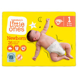Sainsbury's newborn super soft nappies Size 1, UK version