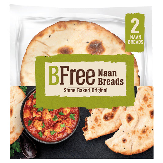 BFree Naan Breads Stone Baked Original 240g GOODS Sainsburys   