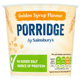 Sainsbury's porridge pot golden syrup flavour 57g - British product