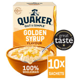 Quaker golden syrup porridge sachets 10x36g, UK version