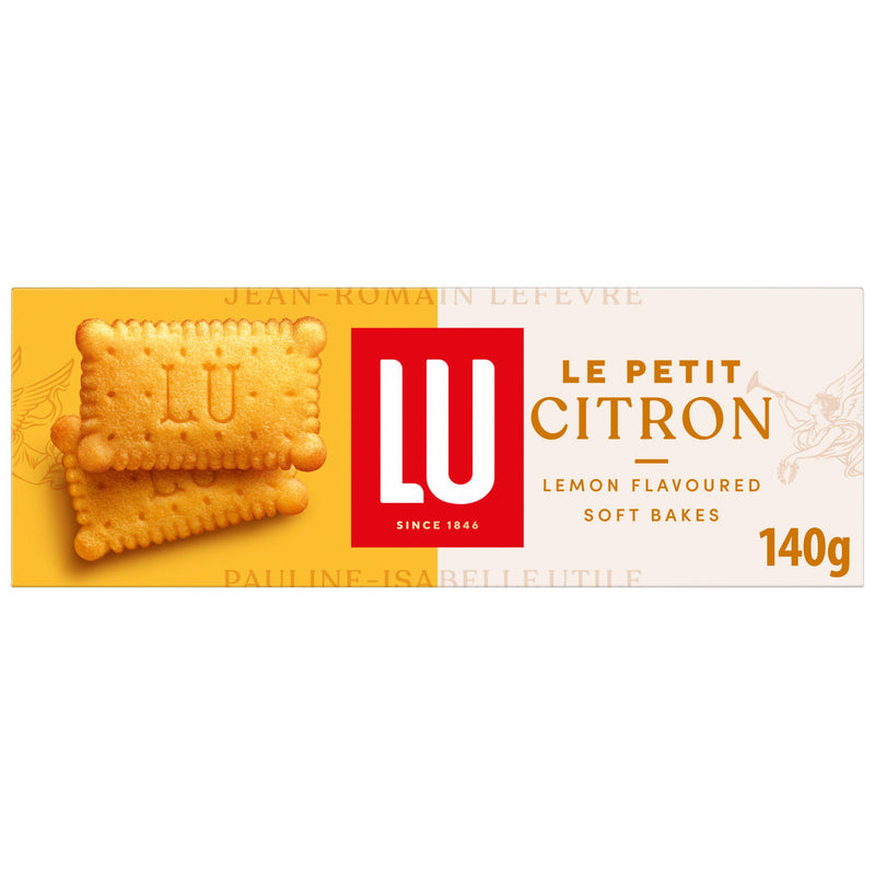 LU lemon flavoured soft bakes biscuits 140g - British product