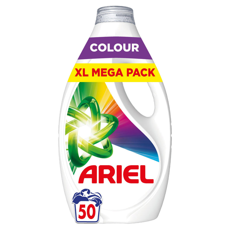 Ariel colour laundry liquid detergent 50 washes - British product