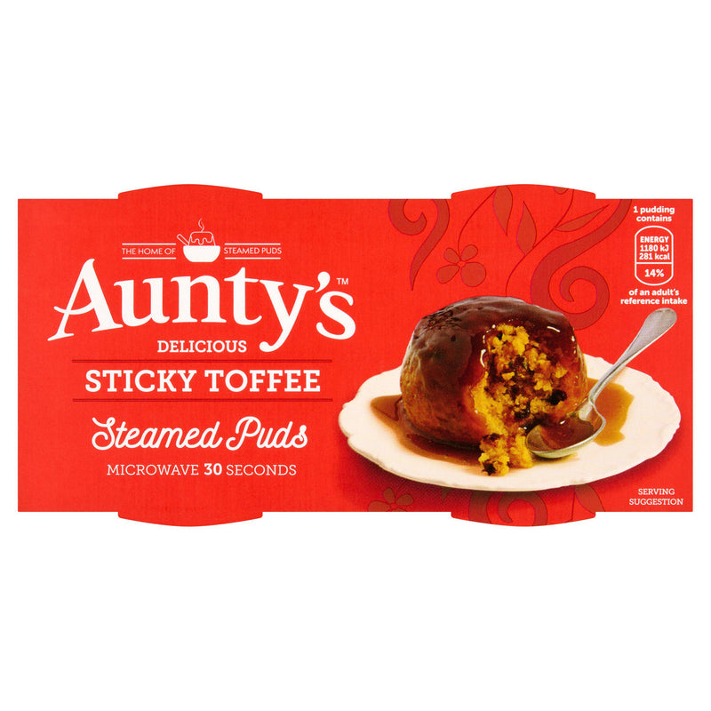 Aunty's sticky toffee puddings 200g - British product
