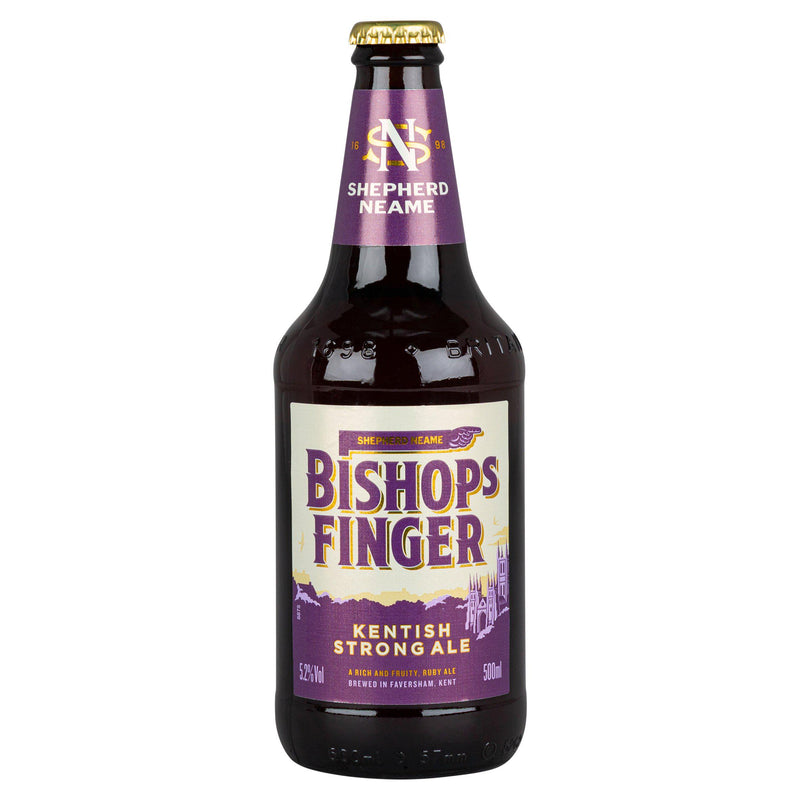 Shepherd Neame Bishops Finger Kentish Strong Ale 500ml - British product