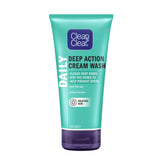 Sainsburys Clean & Clear Deep Action Cream Wash Face Wash 150ml- Buy online at McGrocer