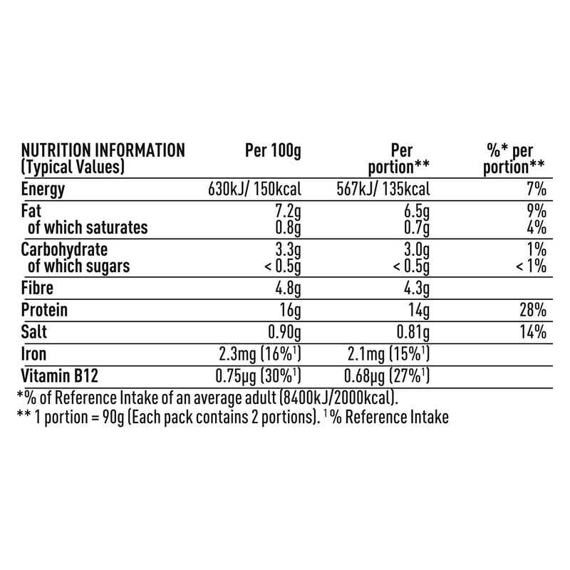 The Vegetarian Butcher Impeckable Vegan Chicken Fillet 180g (British brand)