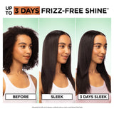Garnier Keratin Sleek hair mask jar, UK version
