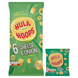 Hula Hoops Cheese & Onion crisps x6 multipack, UK version