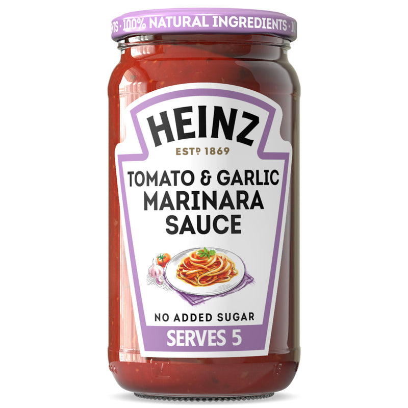 Heinz tomato garlic marinara pasta sauce 490g - British product