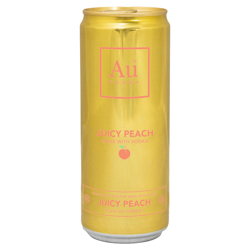 Au Vodka pre mixed drink can Juicy Peach 330ml - British product