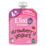 Sainsburys Ella's Kitchen Organic Strawberry Greek Style Yoghurt Baby Food Pouch 6+ Months 90g- Buy online at McGrocer
