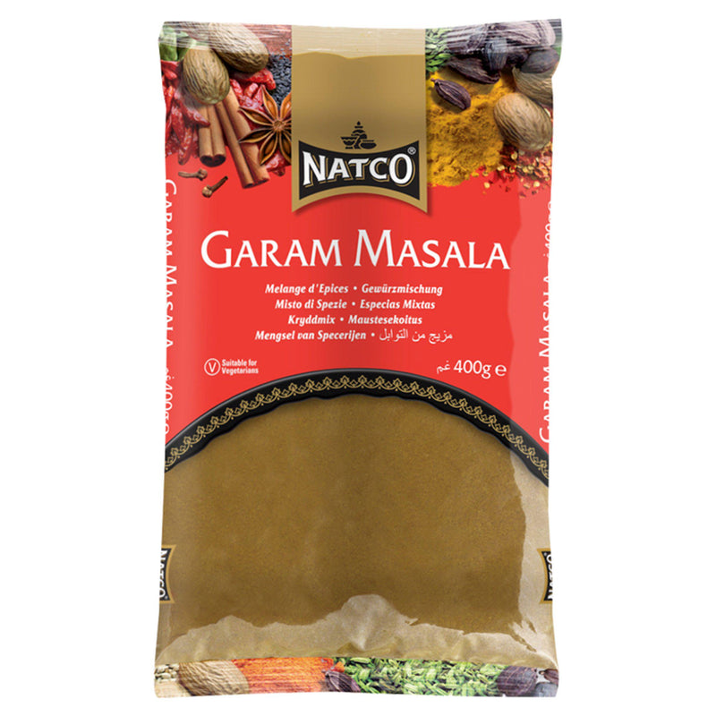 Natco Garam Masala spice mix 400g, imported from the UK