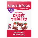 Kiddylicious strawberry crispy tiddlers baby snacks 4x12g (British brand)