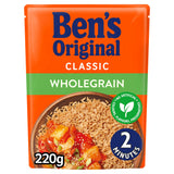 Ben's Original wholegrain microwave rice pouch 220g - British product