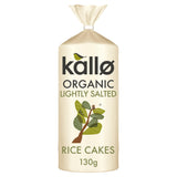 Sainsburys Kallo Organic Lightly Salted Rice Cakes 130g- Buy online at McGrocer