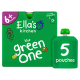 Sainsburys Ella's Kitchen Organic the Green One Smoothie Multipack Baby Food Pouch 6+ Months 5x90g- Buy online at McGrocer