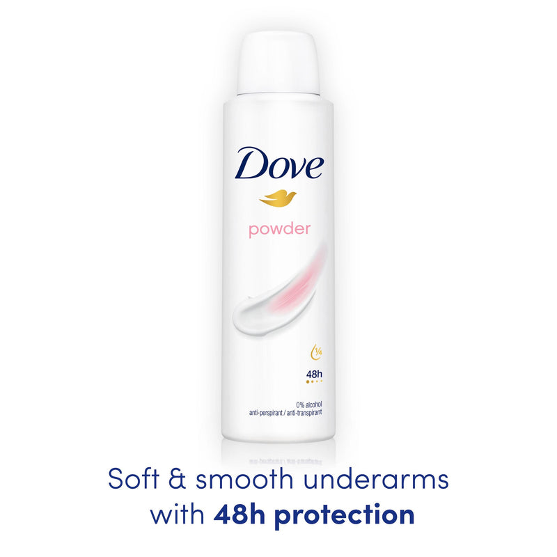 Dove powder antiperspirant deodorant 150ml - British product