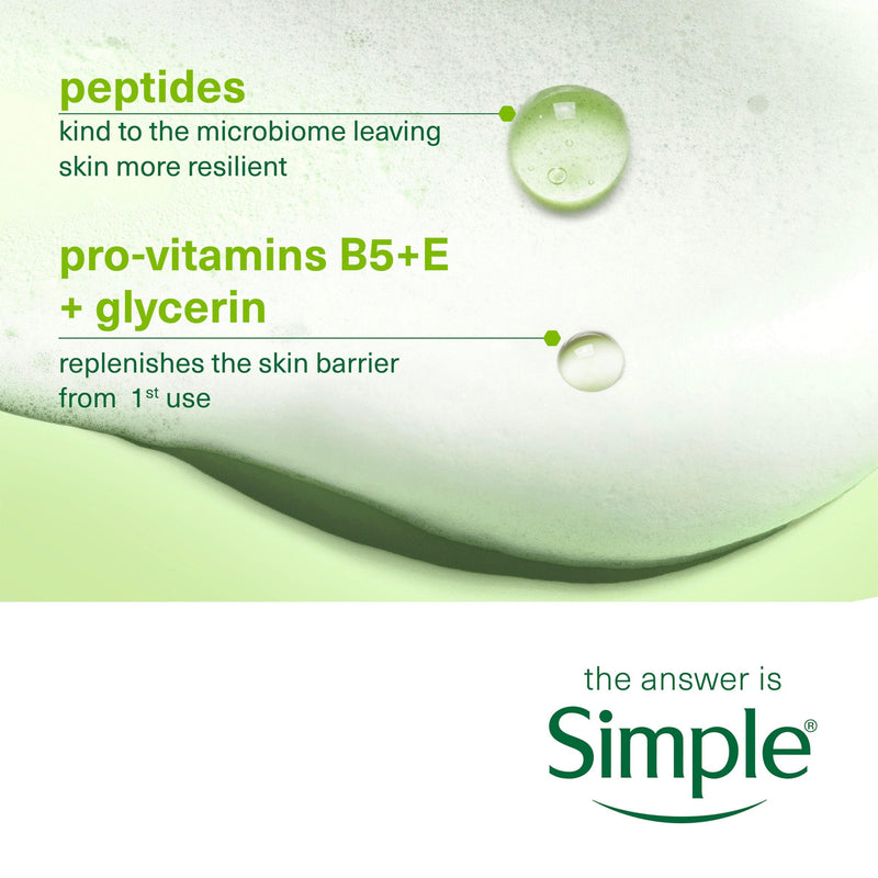 Simple Refreshing Face Wash Gel 150ml, imported from the UK