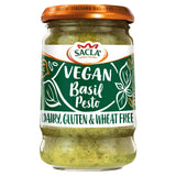 Sacla Vegan Basil Pesto 190g, imported from the UK