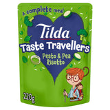 Sainsburys Tilda Taste Travellers Pesto & Pea Risotto Kids Meal Pouch 220g- Buy online at McGrocer