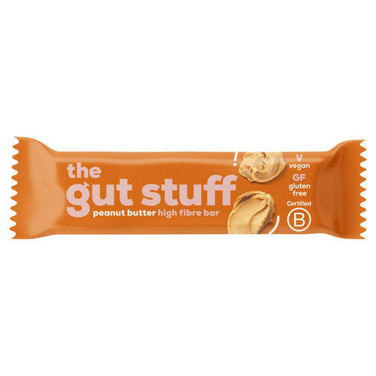 The Gut Stuff Peanut Butter High Fibre Bar 35g GOODS Sainsburys   