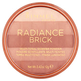 Sainsburys Rimmel London Radiance Brick Multi-Tonal Shimmer Bronzing Powder 002 Medium 12g- Buy online at McGrocer