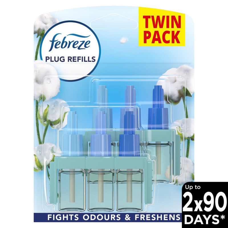 Febreze air freshener refills Cotton Fresh 2x20ml - British product