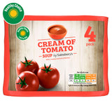 Sainsbury's cream of tomato soup 4x400g, imported from the UK
