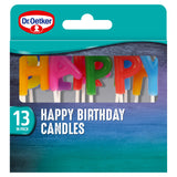 Sainsburys Dr. Oetker Lettered Happy Birthday Candles- Buy online at McGrocer