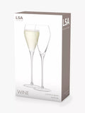 LSA International prosecco glasses set of 2 250ml - British product