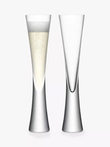 John Lewis LSA International Moya Champagne Flute Set of 2- Buy online at McGrocer