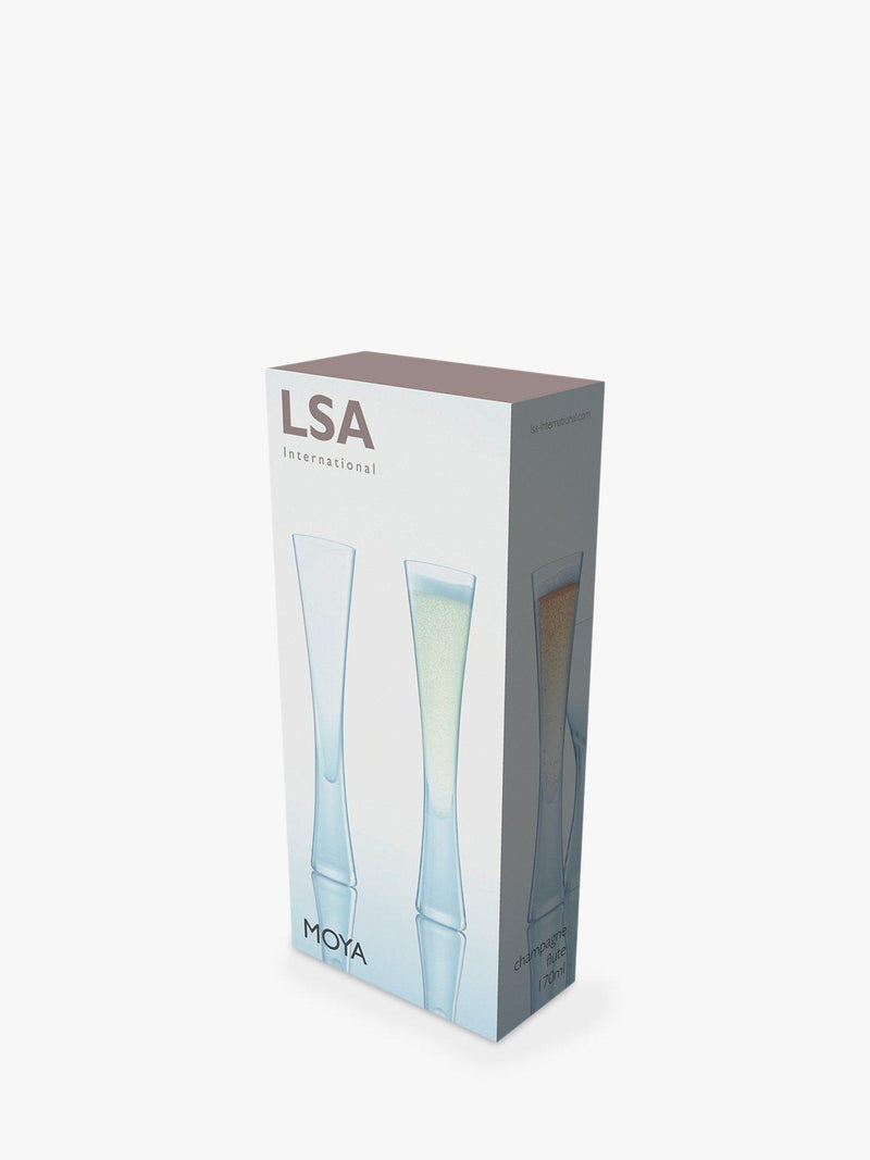 LSA International Moya champagne flute set of 2, imported from the UK