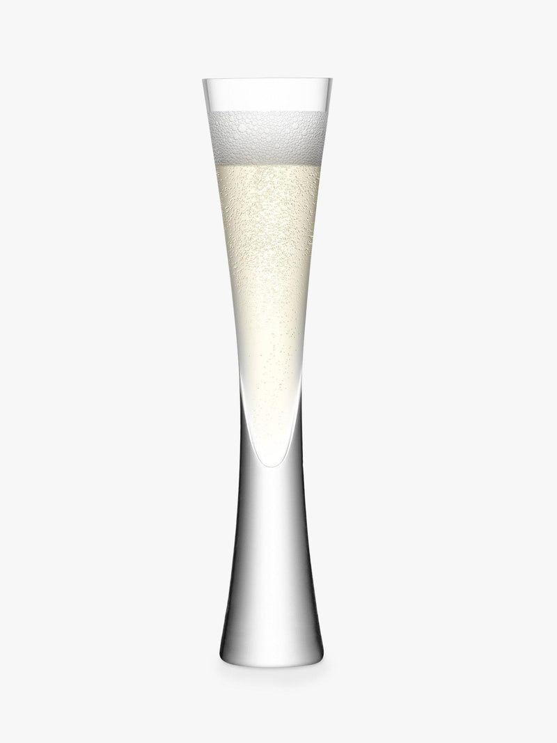 LSA International Moya Set of 6 Flutes and Champagne Bucket