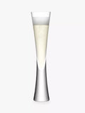LSA International Moya set of 6 champagne flutes and bucket, UK version