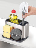 Joseph Joseph surface sink tidy with compartments for detergent and brushes, UK version