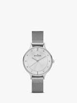 John Lewis Skagen Anita Women's Stainless Steel Mesh Bracelet Watch, Silver- Buy online at McGrocer