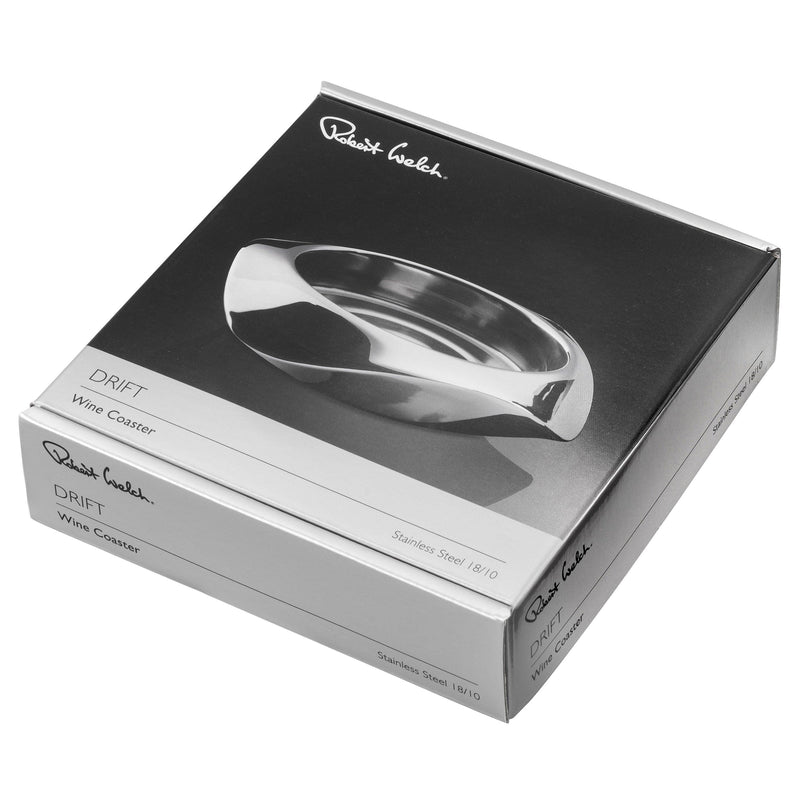 Robert Welch Drift wine bottle coaster, imported from the UK