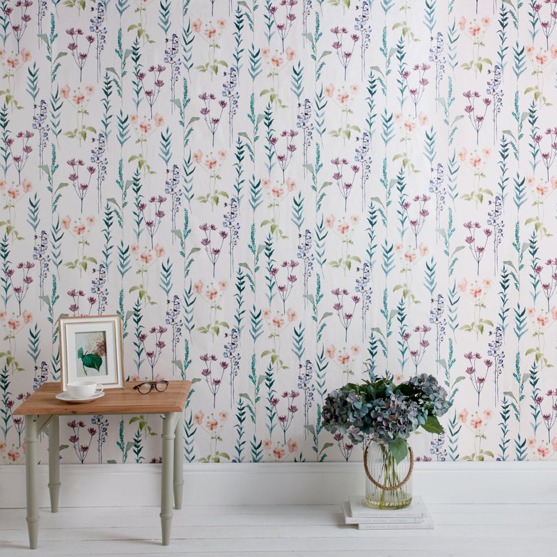 John Lewis Longstock floral wallpaper 10m x 52cm (British brand)