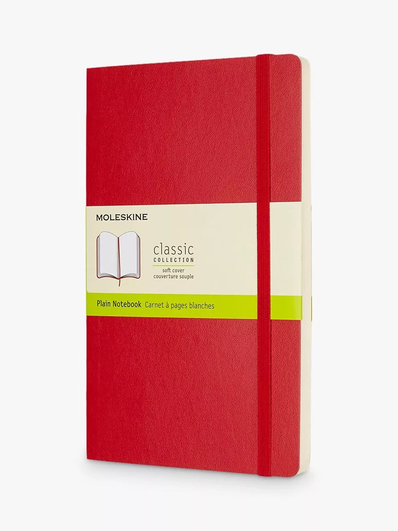 Moleskine Large Soft Cover Plain Notebook