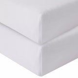 John Lewis Baby GOTS Organic Cotton Fitted Cotbed Sheet, Pack of 2 - Grey