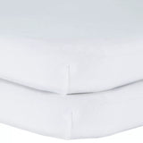 John Lewis organic cotton fitted crib sheet, 50 x 83cm pack of 2, UK version