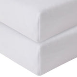 John Lewis travel cot sheet white pack of 2, UK version